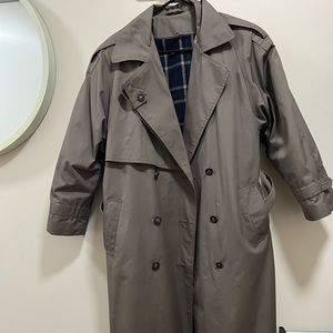 Vintage trench coat, brownish grey